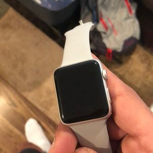 Apple watch series 3 red dial
